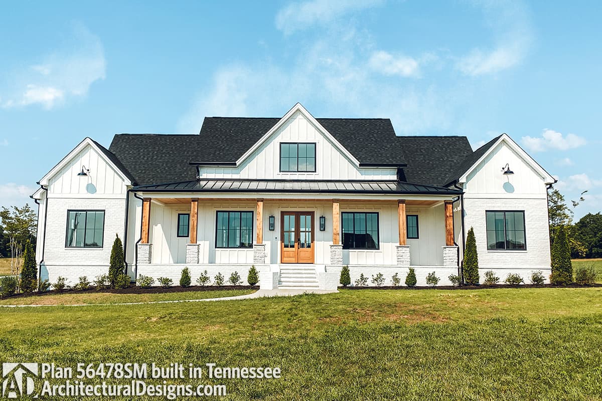 build gallery item - House Plan 56478SM Comes to Life in Tennessee