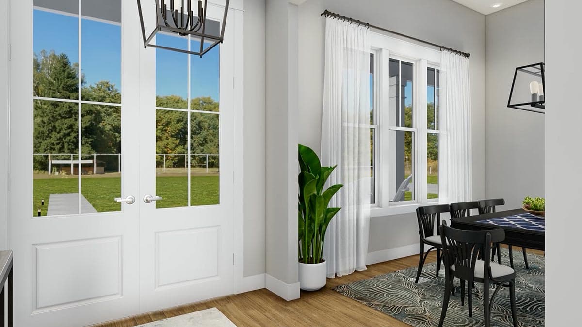 Plan 56478SM: Perfectly Balanced 4-Bed Modern Farmhouse Plan - Image #16 - Country, Modern Farmhouse, New American, Traditional