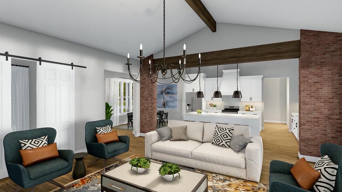 Plan 56478SM: Perfectly Balanced 4-Bed Modern Farmhouse Plan - Image #23 - Country, Modern Farmhouse, New American, Traditional