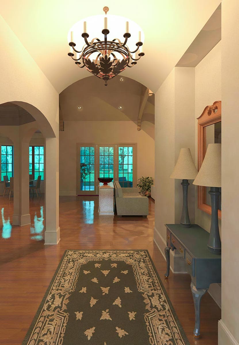 Plan 360068DK: Country Craftsman House Plan with 45-Degree Angled Garage - 2919 Sq Ft - Image #5 - Country, Craftsman