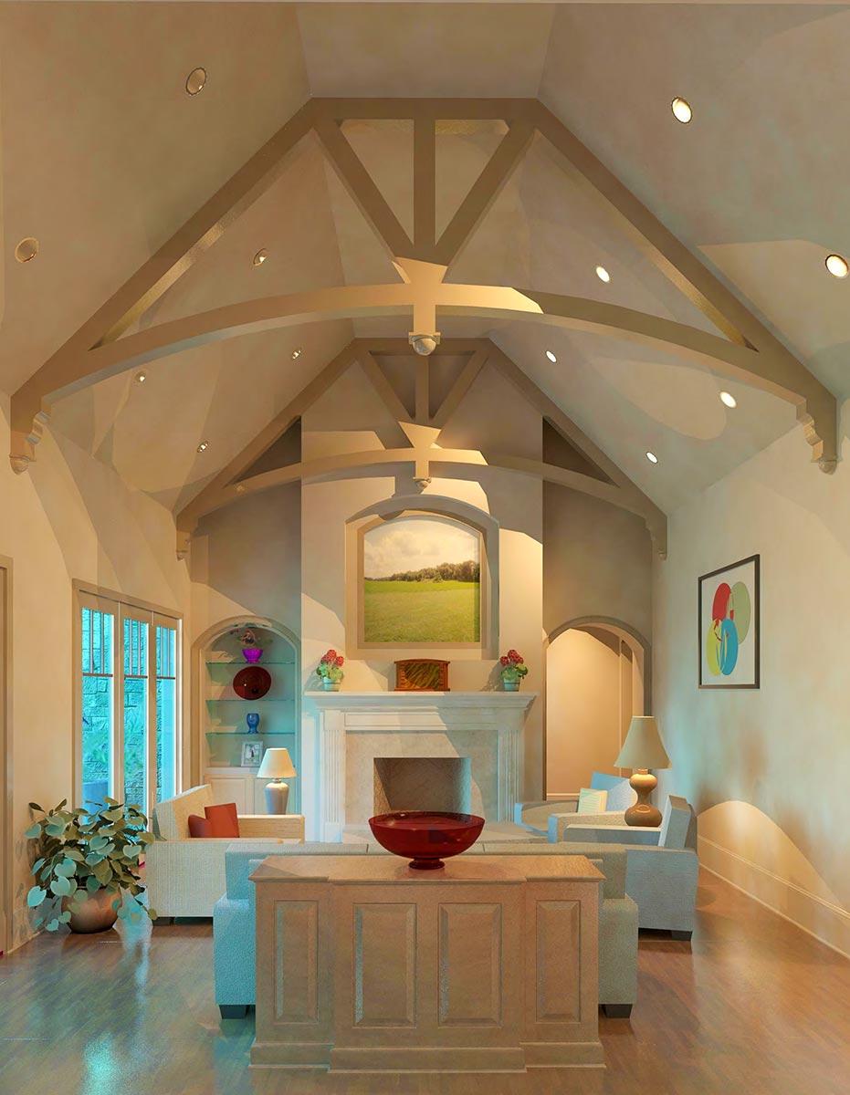 Plan 360068DK: Country Craftsman House Plan with 45-Degree Angled Garage - 2919 Sq Ft - Image #6 - Country, Craftsman