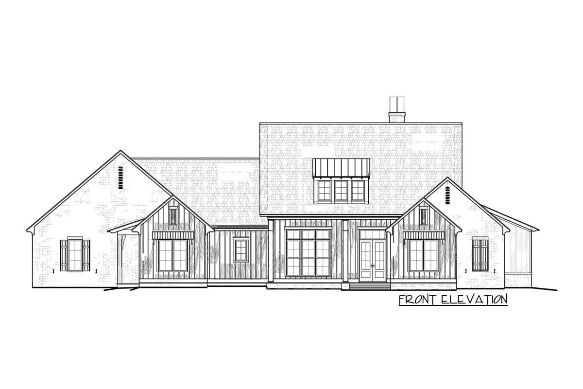 Plan 510151WDY: Modern Farmhouse Plan with Southern Flair - Image #21 - Acadian, Country, Louisiana-Style, Modern Farmhouse, New American, Southern