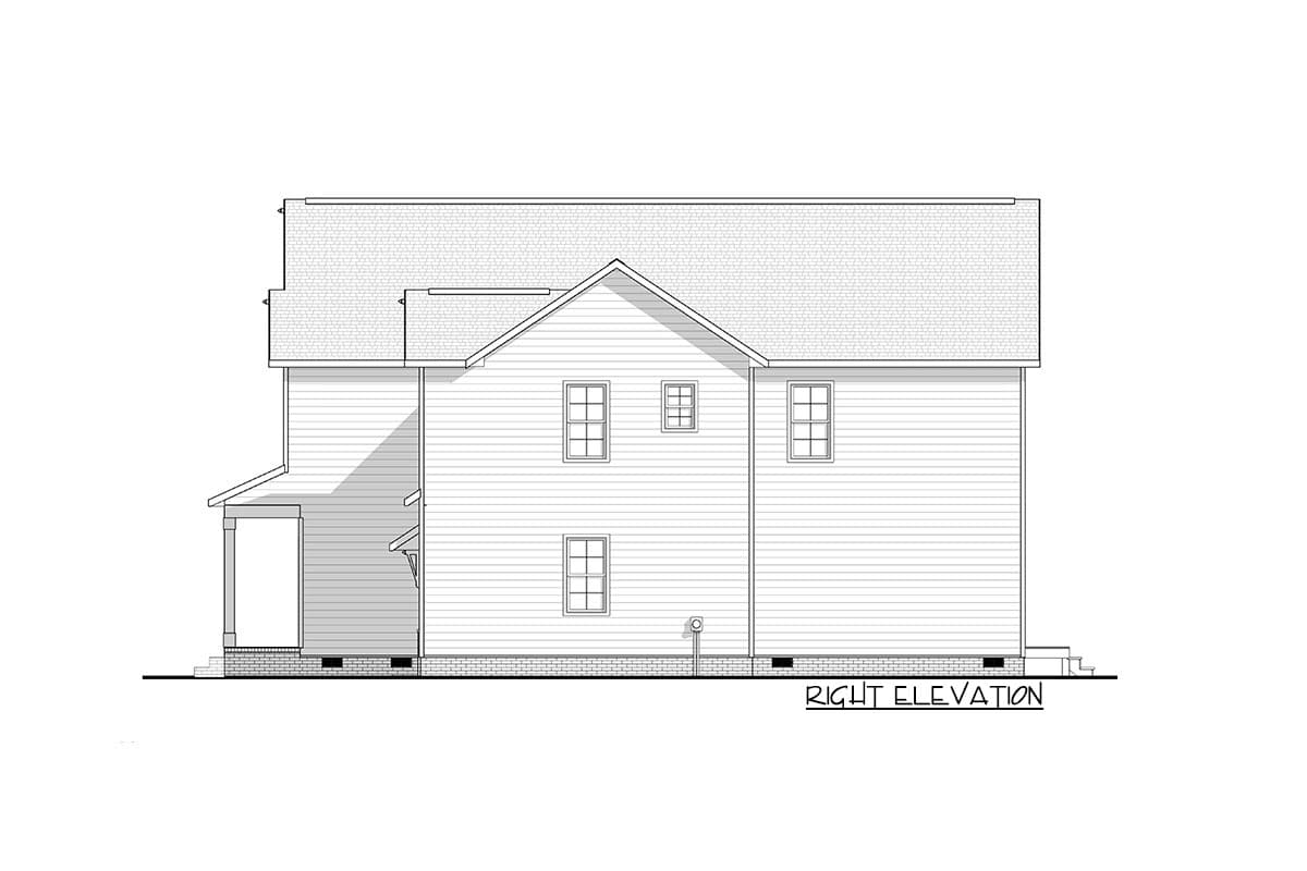 Plan 83611CRW: Two-Story Country House Plan with Main-Level Flex Room - Image #11 - Country, Traditional