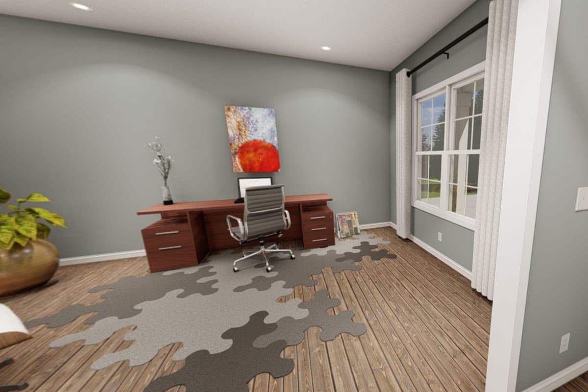Plan 83611CRW: Two-Story Country House Plan with Main-Level Flex Room - Virtual Tour Cover Image - Country, Traditional