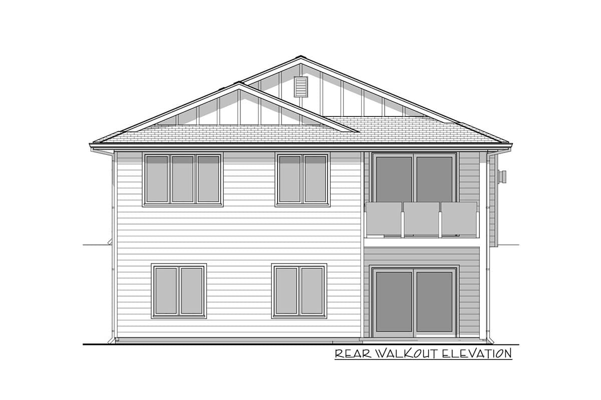 Plan 67780NWL: 5-Bedroom Ranch with Optional Walk-Out Basement - Image #6 - Craftsman, Northwest, Ranch