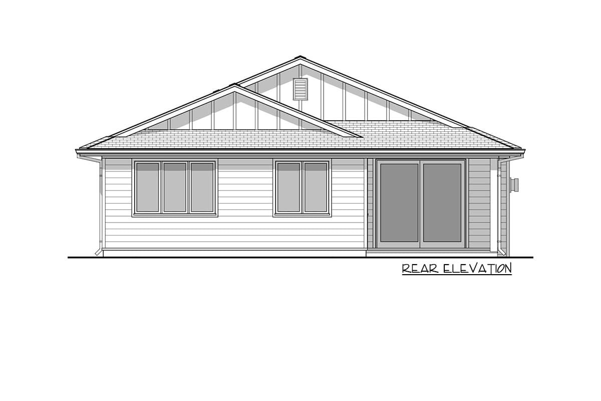 Plan 67780NWL: 5-Bedroom Ranch with Optional Walk-Out Basement - Image #5 - Craftsman, Northwest, Ranch