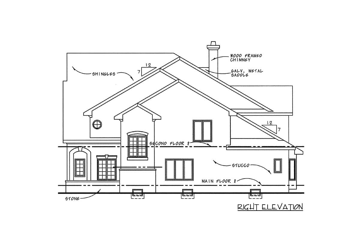 Plan 710370BTZ: Multi-gabled 4-Bed House Plan on a Walkout Basement - Image #4 - Craftsman, Mountain, New American, Vacation