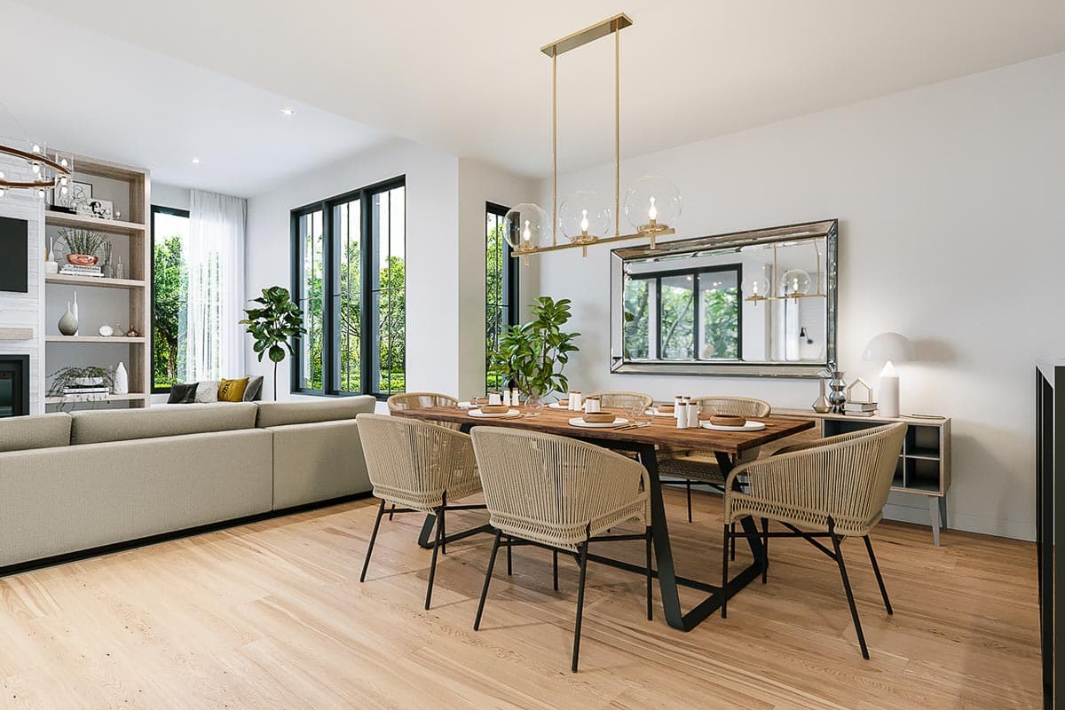 Plan 22583DR: Modern Farmhouse Plan with Private Covered Porch - 1788 Sq Ft - Image #7 - Modern Farmhouse, New American, Northwest, Ranch