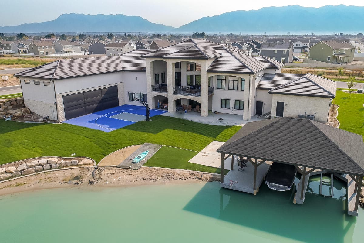 Plan 61359UT: Spacious Luxury Home Plan with Indoor / Outdoor Sport Court - Image #4 - European, Mediterranean, Spanish