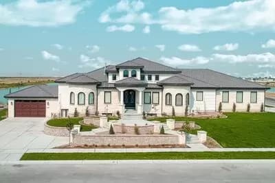 Spacious Luxury Home Plan with Indoor / Outdoor Sport Court