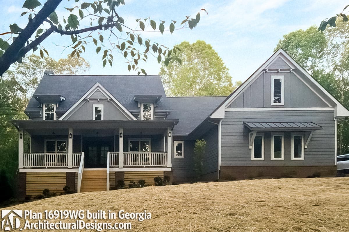 build gallery item - House Plan 16919WG comes to life in Georgia!