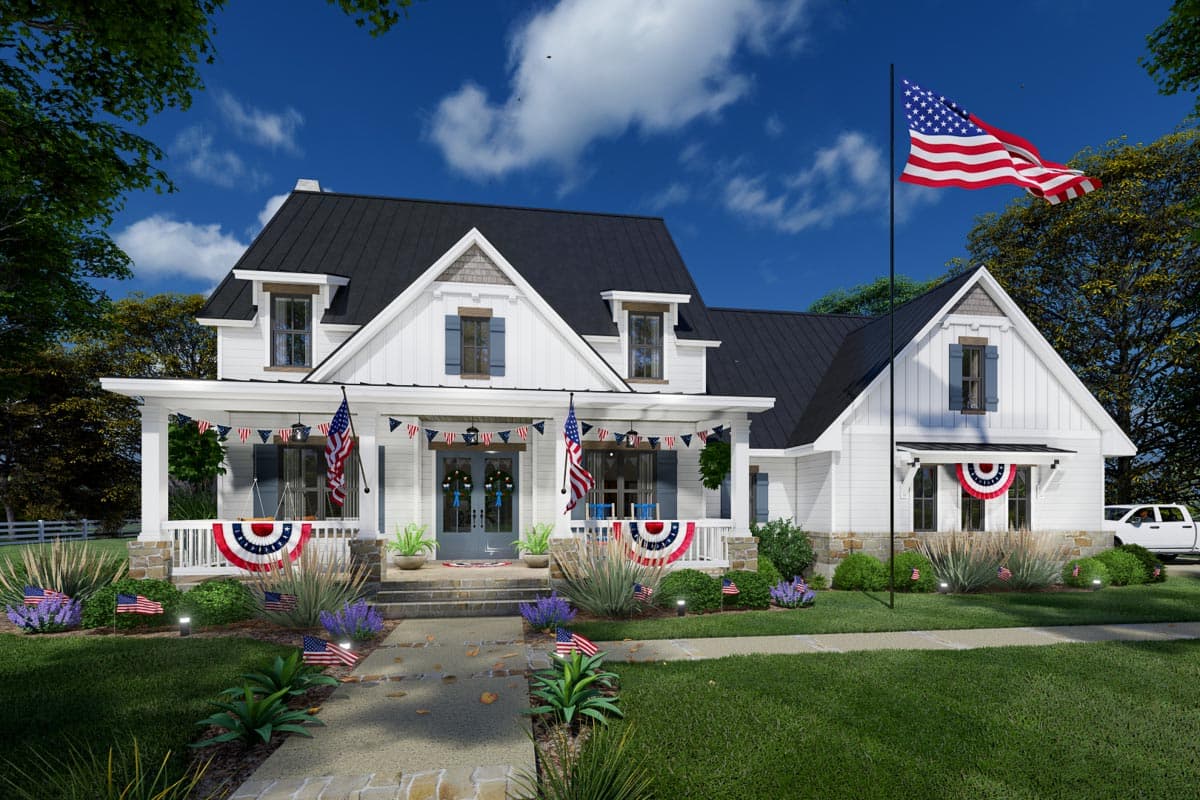 Plan 16919WG: Country Craftsman House Plan with 2-Story Great Room and Upstairs Game Room - Image #34 - Country, Craftsman, Farmhouse, Modern Farmhouse, New American, Southern, Traditional