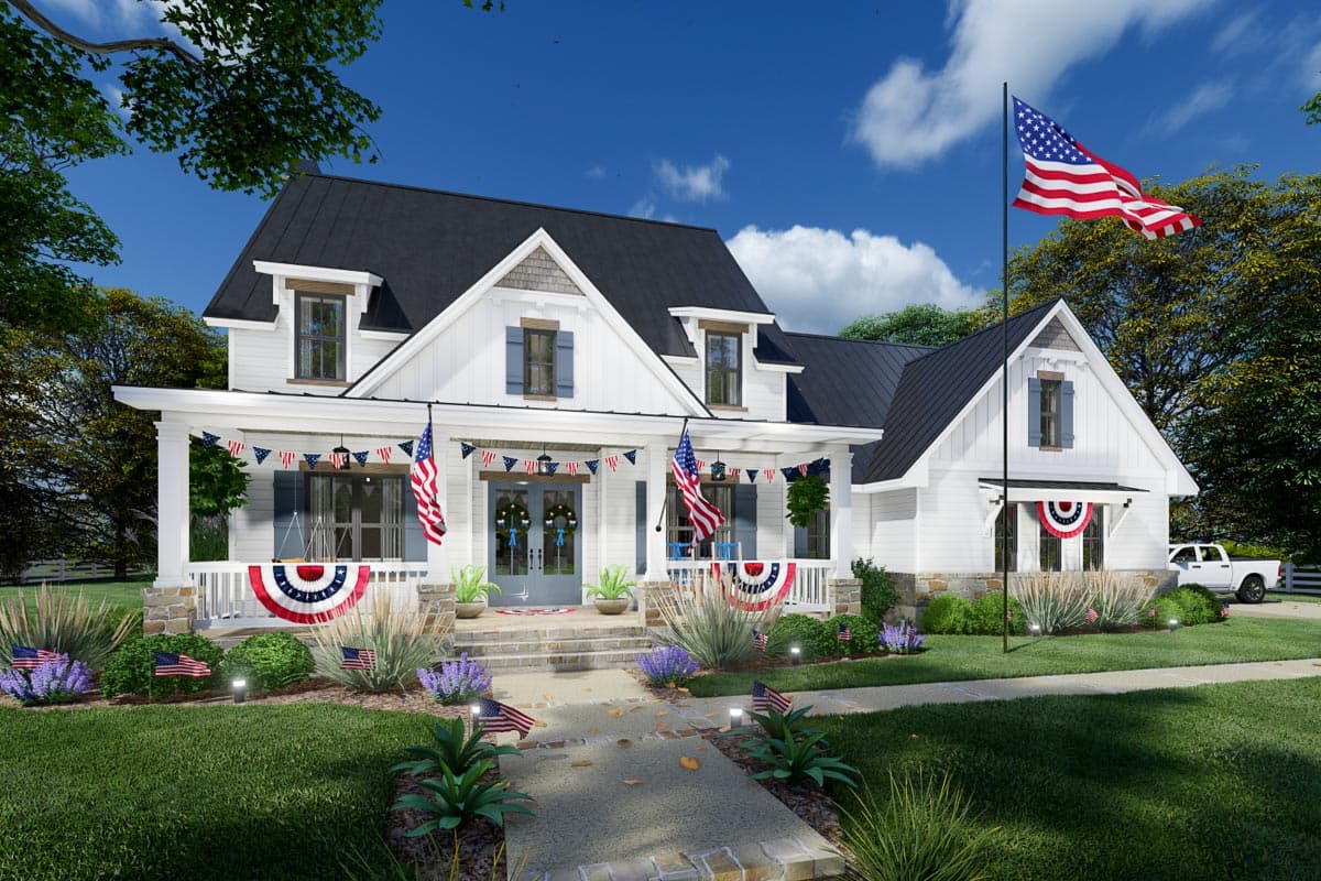 Plan 16919WG: Country Craftsman House Plan with 2-Story Great Room and Upstairs Game Room - Image #35 - Country, Craftsman, Farmhouse, Modern Farmhouse, New American, Southern, Traditional