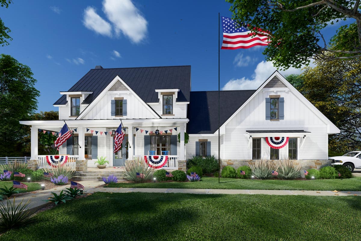 Plan 16919WG: Country Craftsman House Plan with 2-Story Great Room and Upstairs Game Room - Image #36 - Country, Craftsman, Farmhouse, Modern Farmhouse, New American, Southern, Traditional