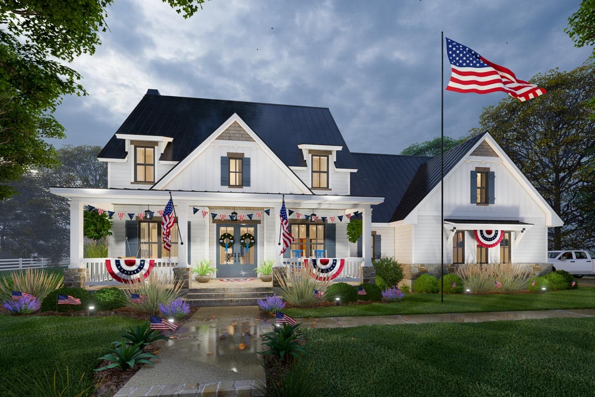 Plan 16919WG: Country Craftsman House Plan with 2-Story Great Room and Upstairs Game Room - Image #33 - Country, Craftsman, Farmhouse, Modern Farmhouse, New American, Southern, Traditional