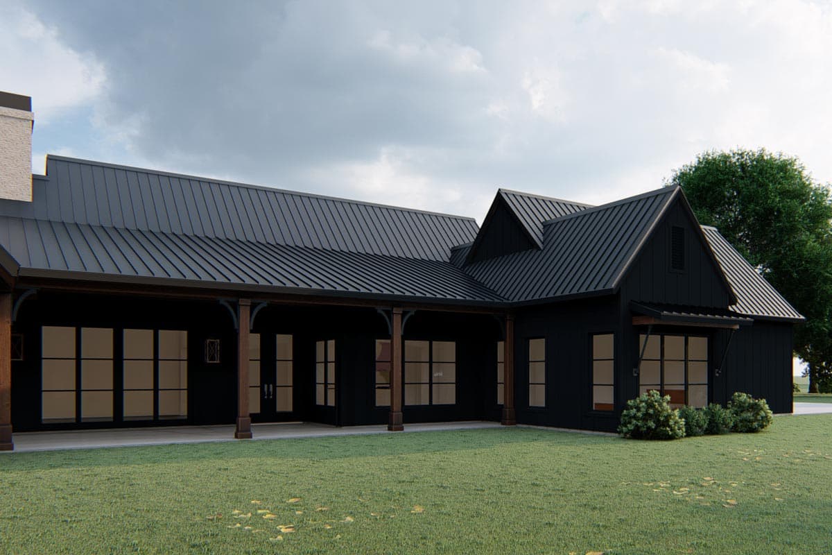 Plan 915042CHP: Exclusive New American Home Plan with Split Bedrooms - Image #25 - New American