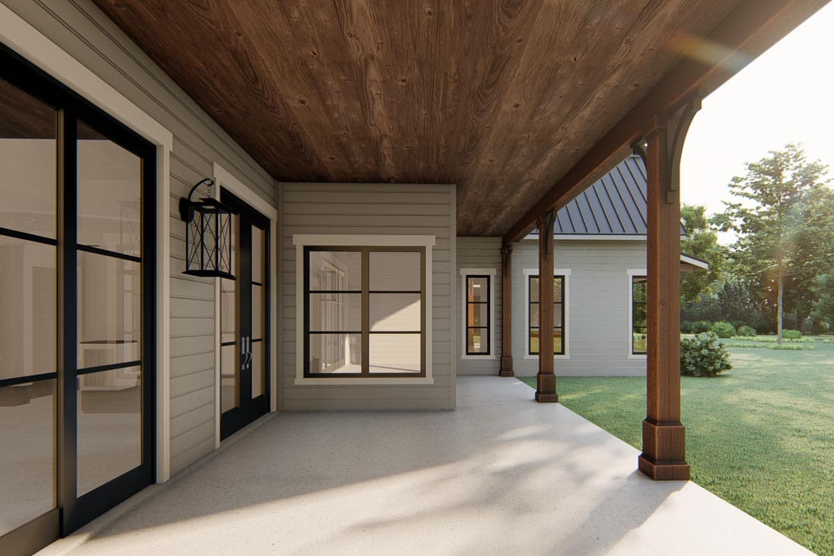 Plan 915042CHP: Exclusive New American Home Plan with Split Bedrooms - Image #10 - New American