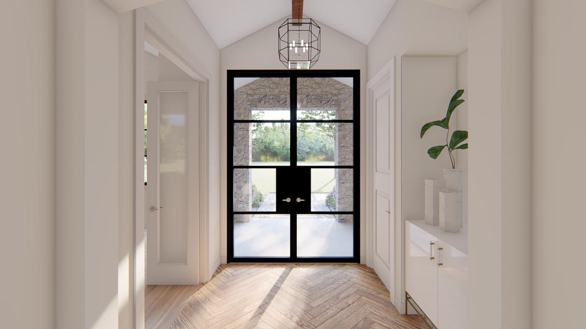 Plan 915042CHP: Exclusive New American Home Plan with Split Bedrooms - Image #11 - New American