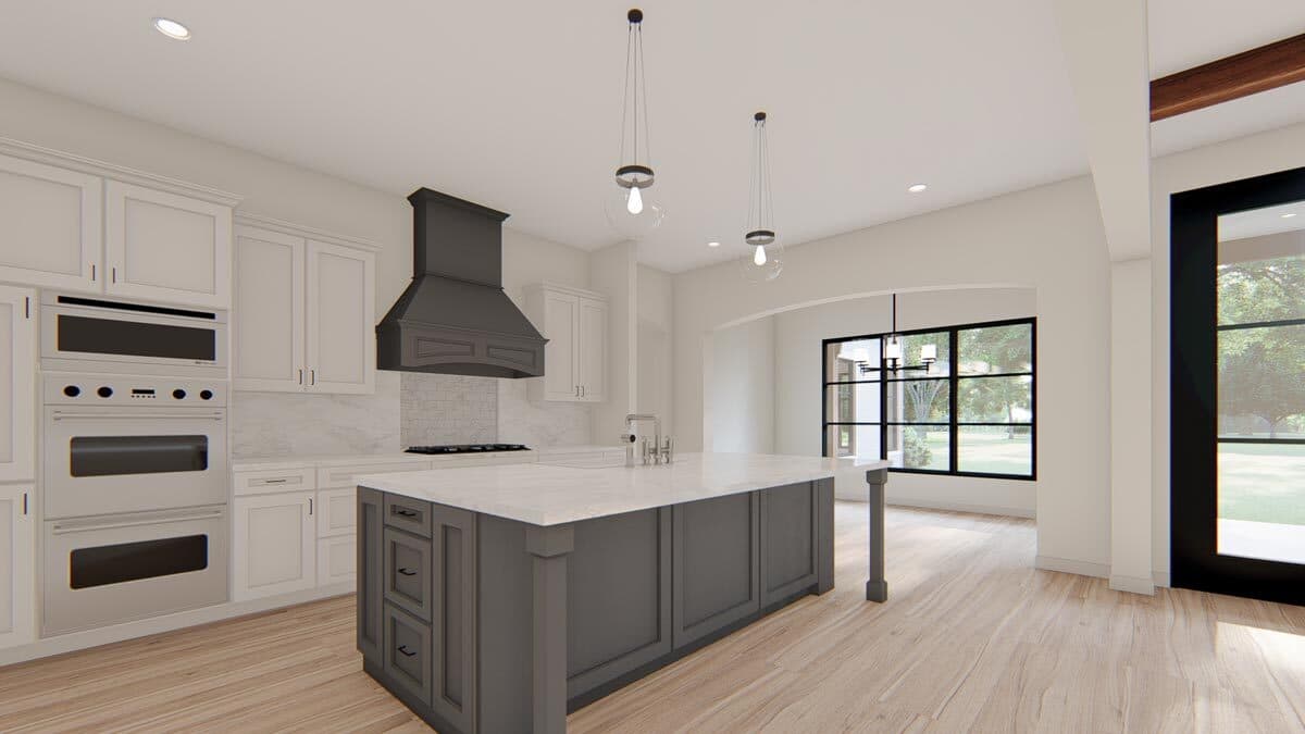 Plan 915042CHP: Exclusive New American Home Plan with Split Bedrooms - Image #16 - New American