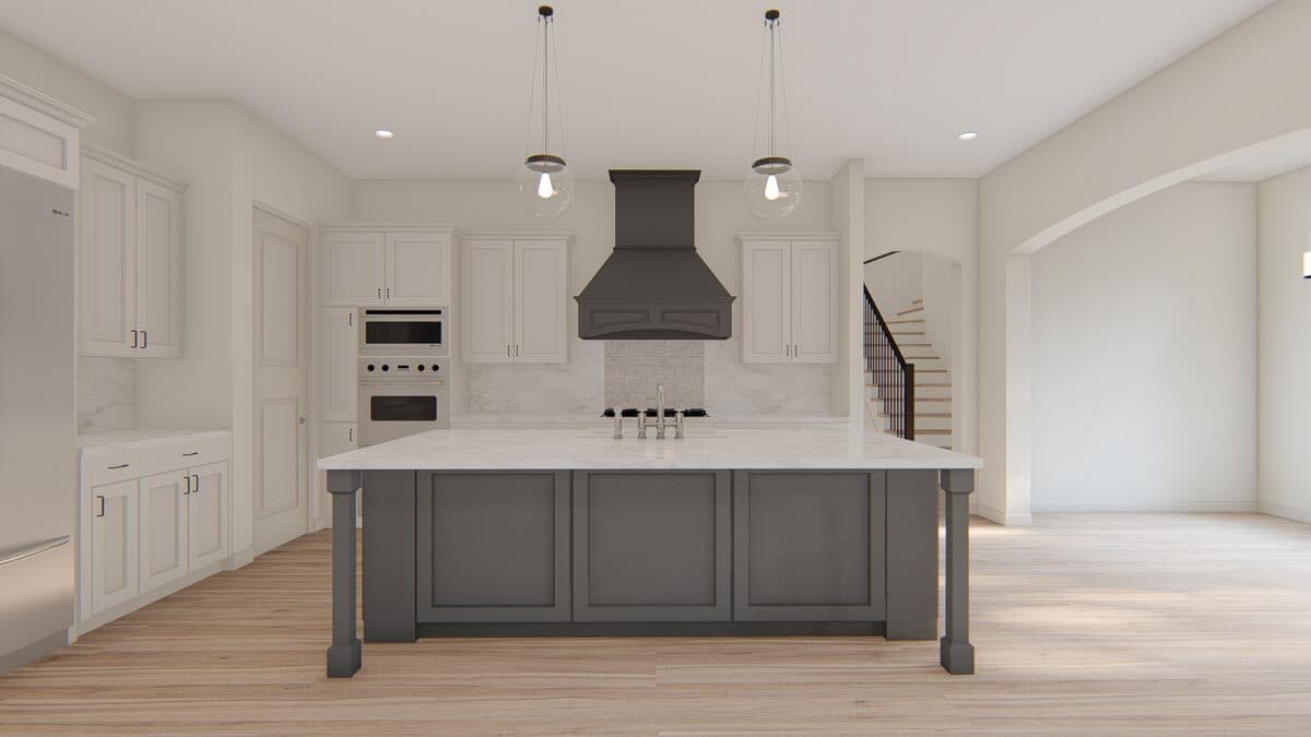 Plan 915042CHP: Exclusive New American Home Plan with Split Bedrooms - Image #14 - New American