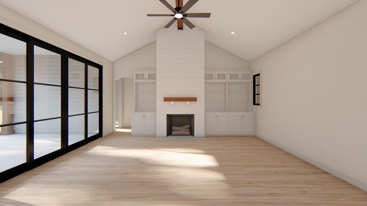 Plan 915042CHP: Exclusive New American Home Plan with Split Bedrooms - Image #13 - New American