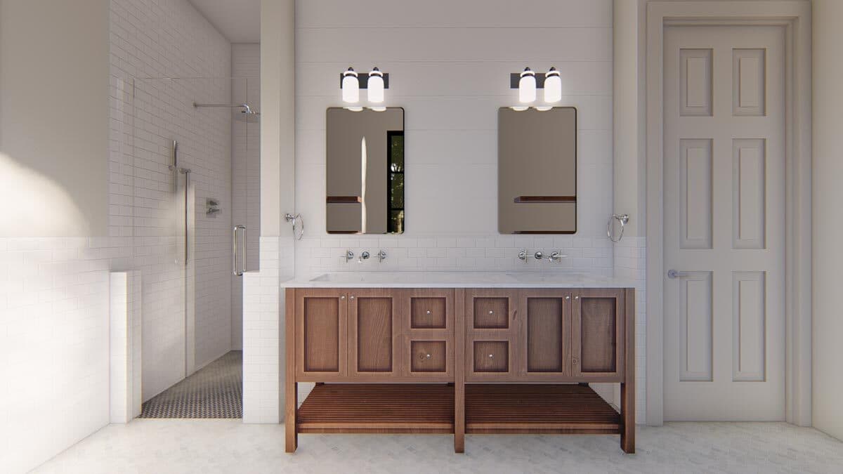 Plan 915042CHP: Exclusive New American Home Plan with Split Bedrooms - Image #21 - New American