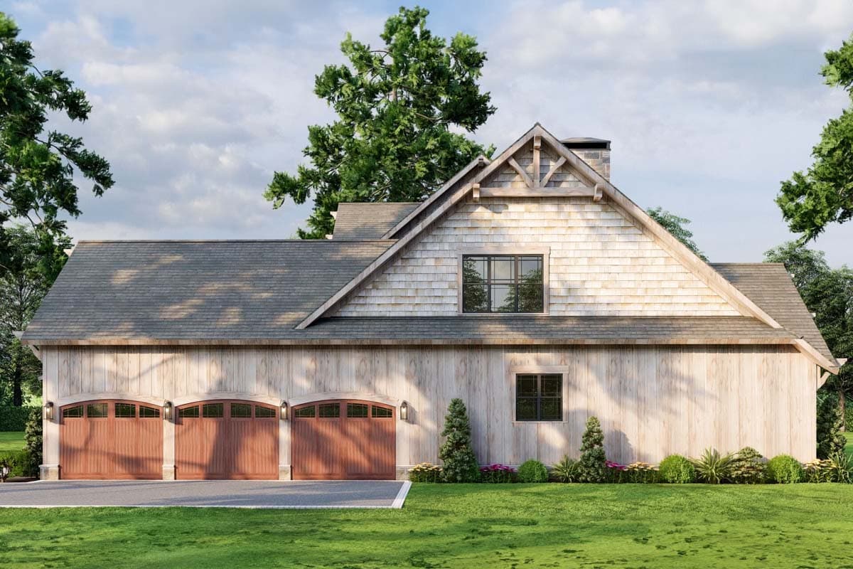 Plan 60715ND: Rugged Craftsman Home Plan with 2-Story Great Room and Angled Hearth Room - Image #18 - Craftsman, Mountain, Northwest, Rustic