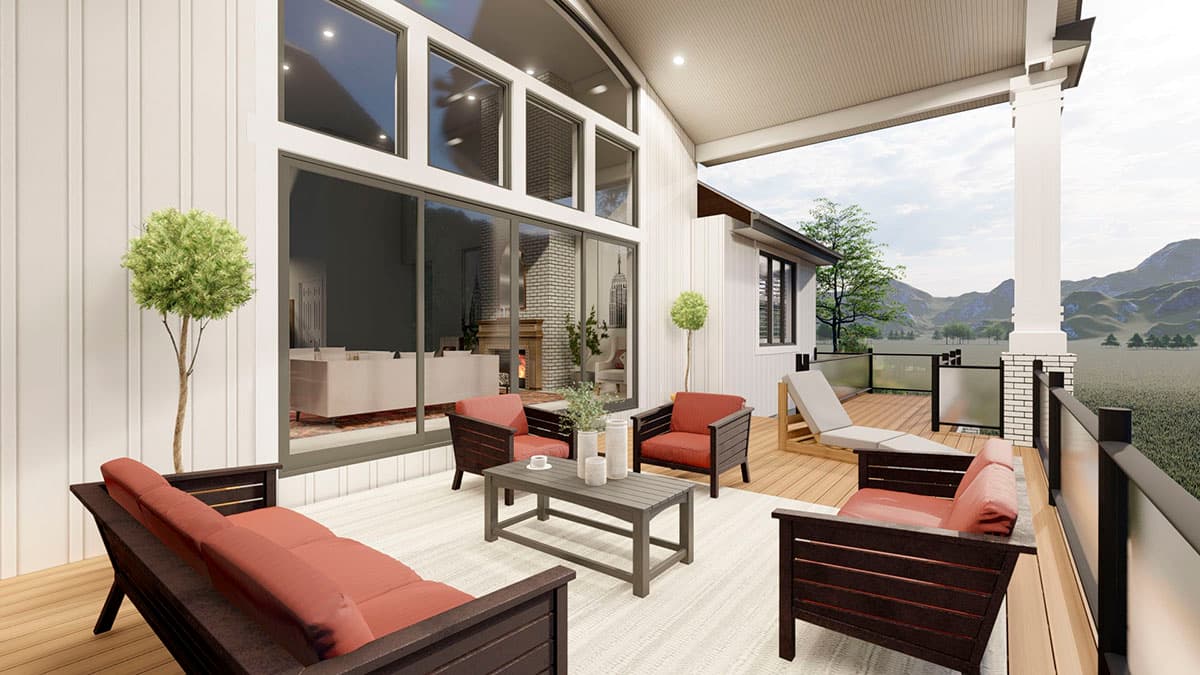 Plan 61360UT: Exclusive Spacious House Plan with Sport Court - 7722 Sq Ft - Image #10 - Craftsman, Mountain, New American, Transitional