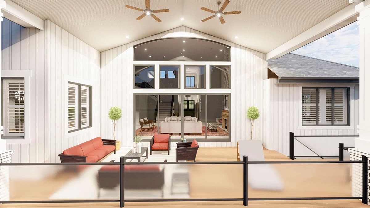 Plan 61360UT: Exclusive Spacious House Plan with Sport Court - 7722 Sq Ft - Image #11 - Craftsman, Mountain, New American, Transitional