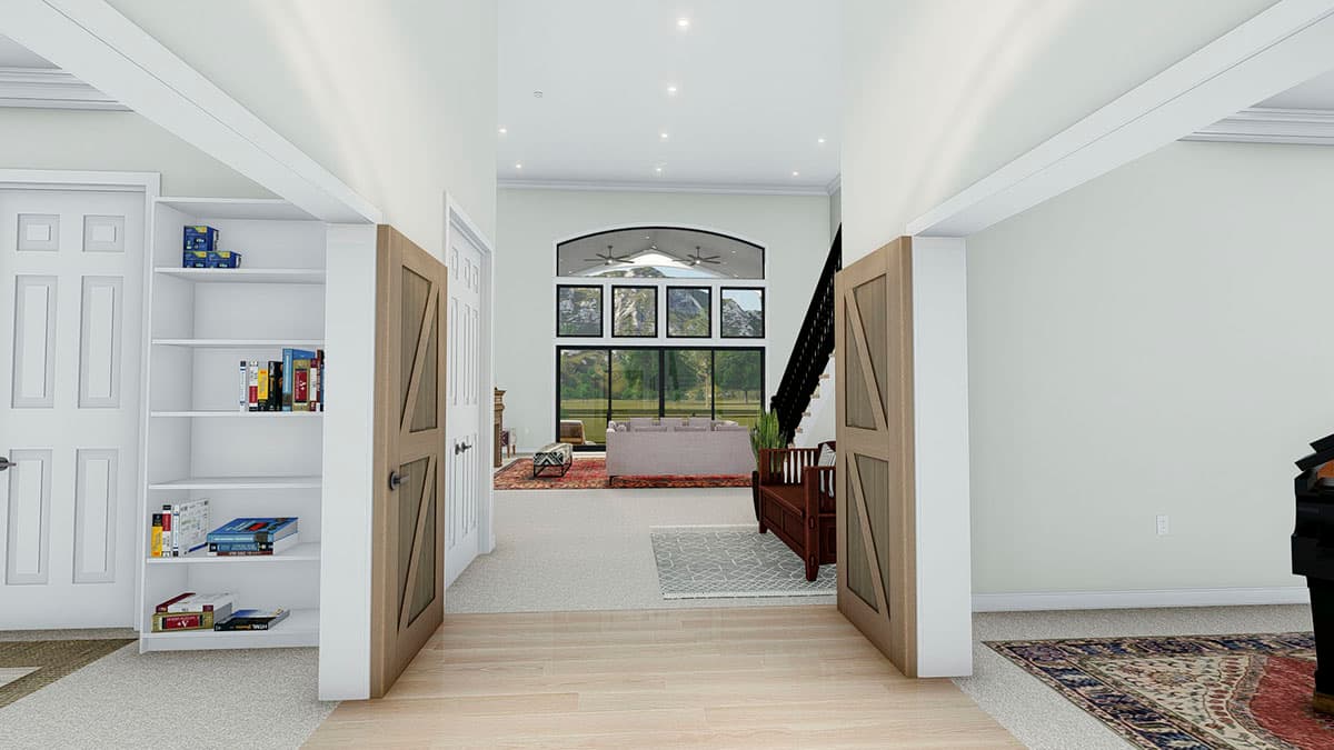 Plan 61360UT: Exclusive Spacious House Plan with Sport Court - 7722 Sq Ft - Image #13 - Craftsman, Mountain, New American, Transitional