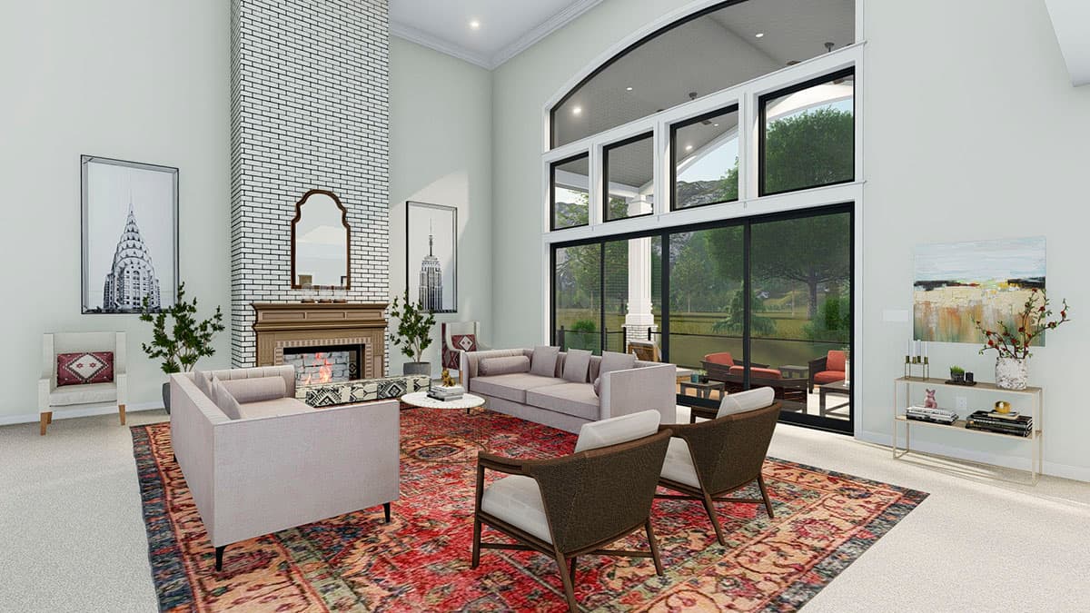 Plan 61360UT: Exclusive Spacious House Plan with Sport Court - 7722 Sq Ft - Image #17 - Craftsman, Mountain, New American, Transitional