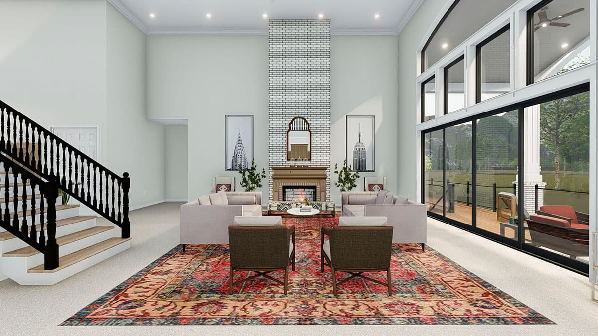 Plan 61360UT: Exclusive Spacious House Plan with Sport Court - 7722 Sq Ft - Image #18 - Craftsman, Mountain, New American, Transitional