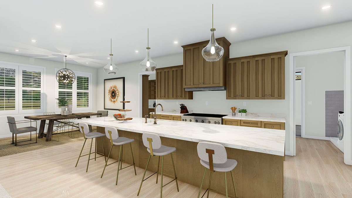 Plan 61360UT: Exclusive Spacious House Plan with Sport Court - 7722 Sq Ft - Image #21 - Craftsman, Mountain, New American, Transitional