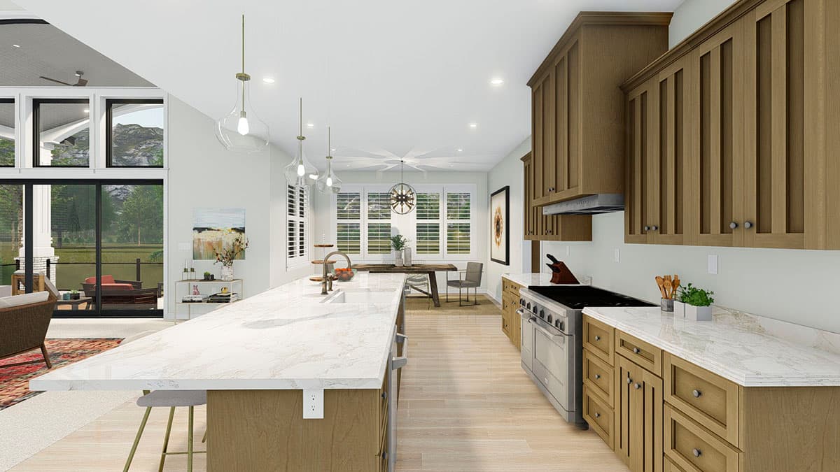 Plan 61360UT: Exclusive Spacious House Plan with Sport Court - 7722 Sq Ft - Image #22 - Craftsman, Mountain, New American, Transitional