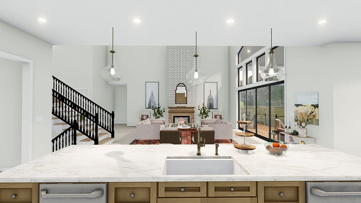 Plan 61360UT: Exclusive Spacious House Plan with Sport Court - 7722 Sq Ft - Image #24 - Craftsman, Mountain, New American, Transitional