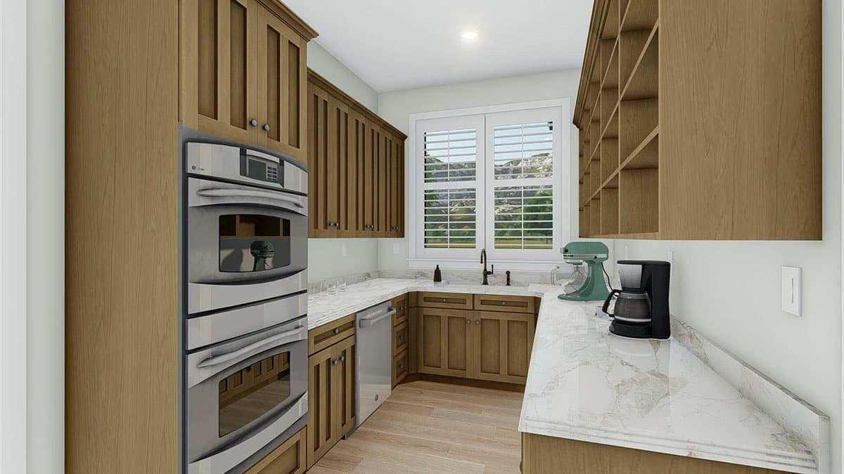 Plan 61360UT: Exclusive Spacious House Plan with Sport Court - 7722 Sq Ft - Image #25 - Craftsman, Mountain, New American, Transitional