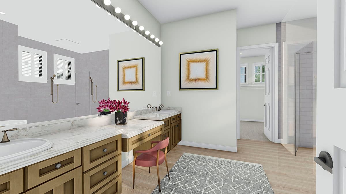 Plan 61360UT: Exclusive Spacious House Plan with Sport Court - 7722 Sq Ft - Image #29 - Craftsman, Mountain, New American, Transitional