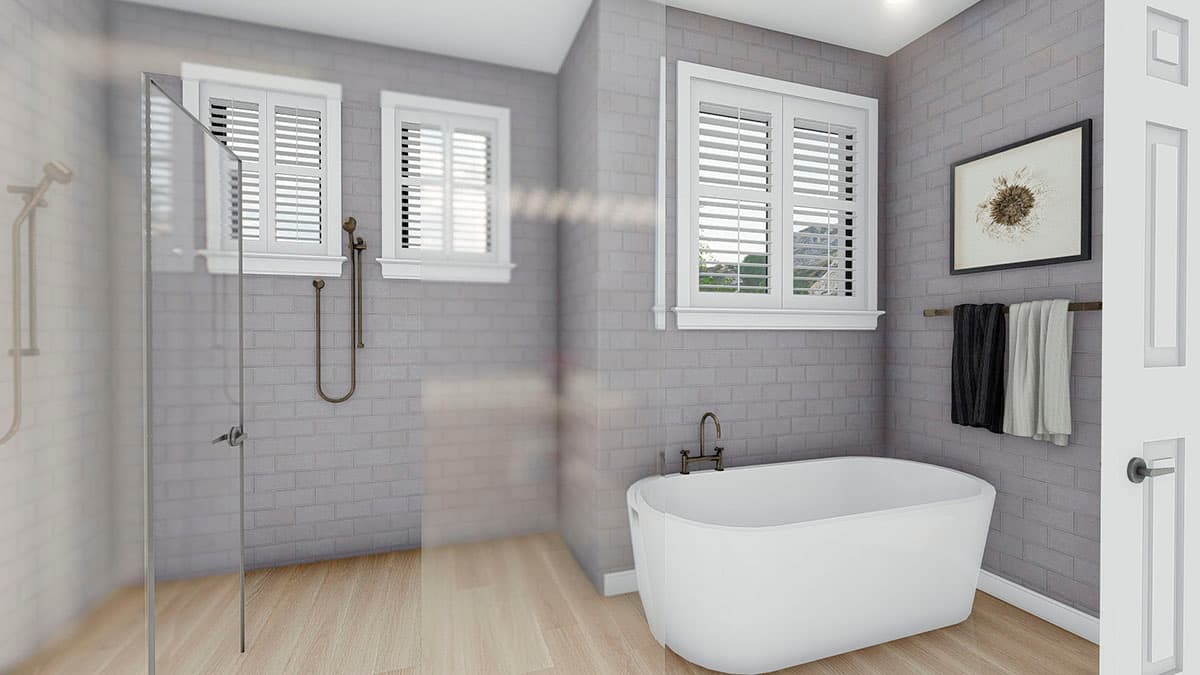 Plan 61360UT: Exclusive Spacious House Plan with Sport Court - 7722 Sq Ft - Image #30 - Craftsman, Mountain, New American, Transitional