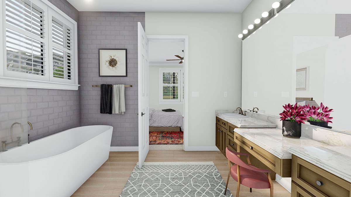 Plan 61360UT: Exclusive Spacious House Plan with Sport Court - 7722 Sq Ft - Image #31 - Craftsman, Mountain, New American, Transitional