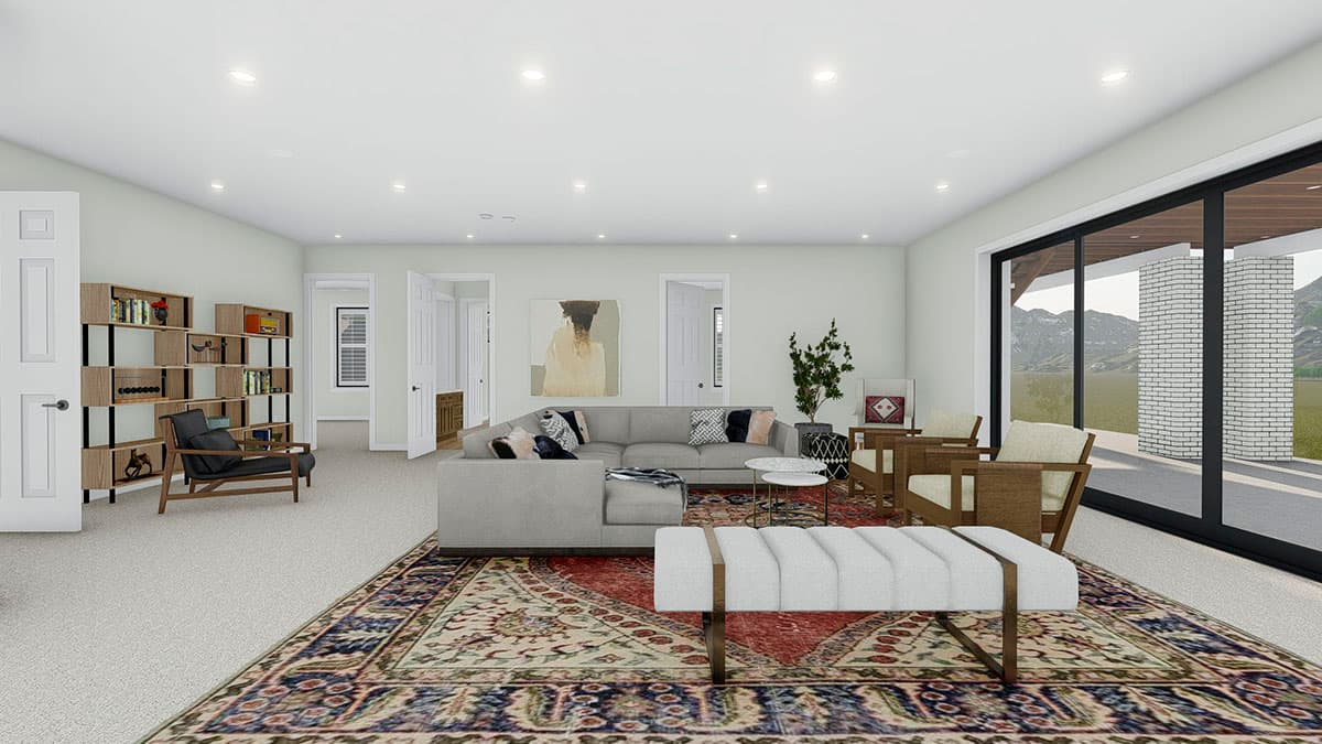 Plan 61360UT: Exclusive Spacious House Plan with Sport Court - 7722 Sq Ft - Image #32 - Craftsman, Mountain, New American, Transitional