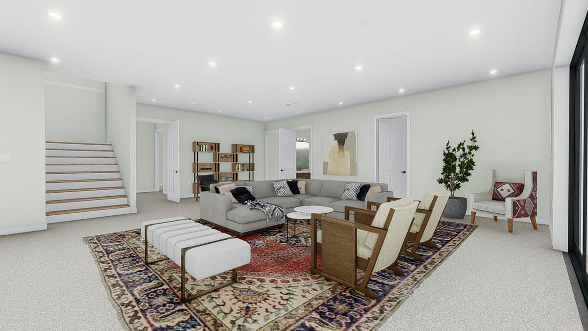 Plan 61360UT: Exclusive Spacious House Plan with Sport Court - 7722 Sq Ft - Image #33 - Craftsman, Mountain, New American, Transitional