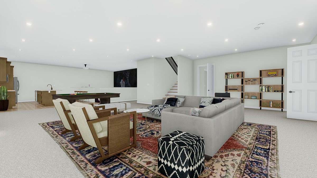 Plan 61360UT: Exclusive Spacious House Plan with Sport Court - 7722 Sq Ft - Image #34 - Craftsman, Mountain, New American, Transitional