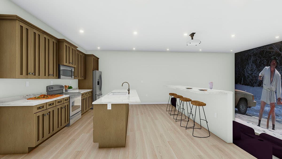 Plan 61360UT: Exclusive Spacious House Plan with Sport Court - 7722 Sq Ft - Image #36 - Craftsman, Mountain, New American, Transitional