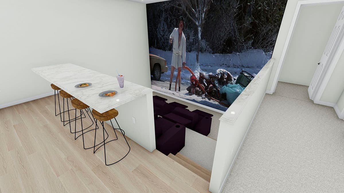 Plan 61360UT: Exclusive Spacious House Plan with Sport Court - 7722 Sq Ft - Image #37 - Craftsman, Mountain, New American, Transitional