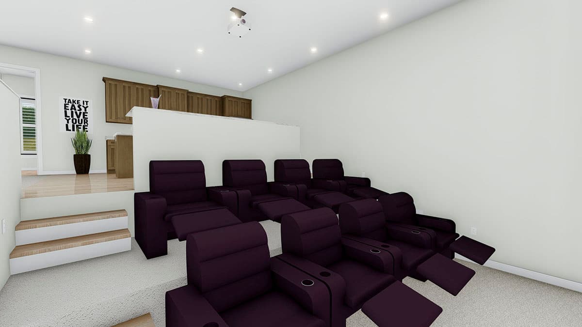 Plan 61360UT: Exclusive Spacious House Plan with Sport Court - 7722 Sq Ft - Image #38 - Craftsman, Mountain, New American, Transitional