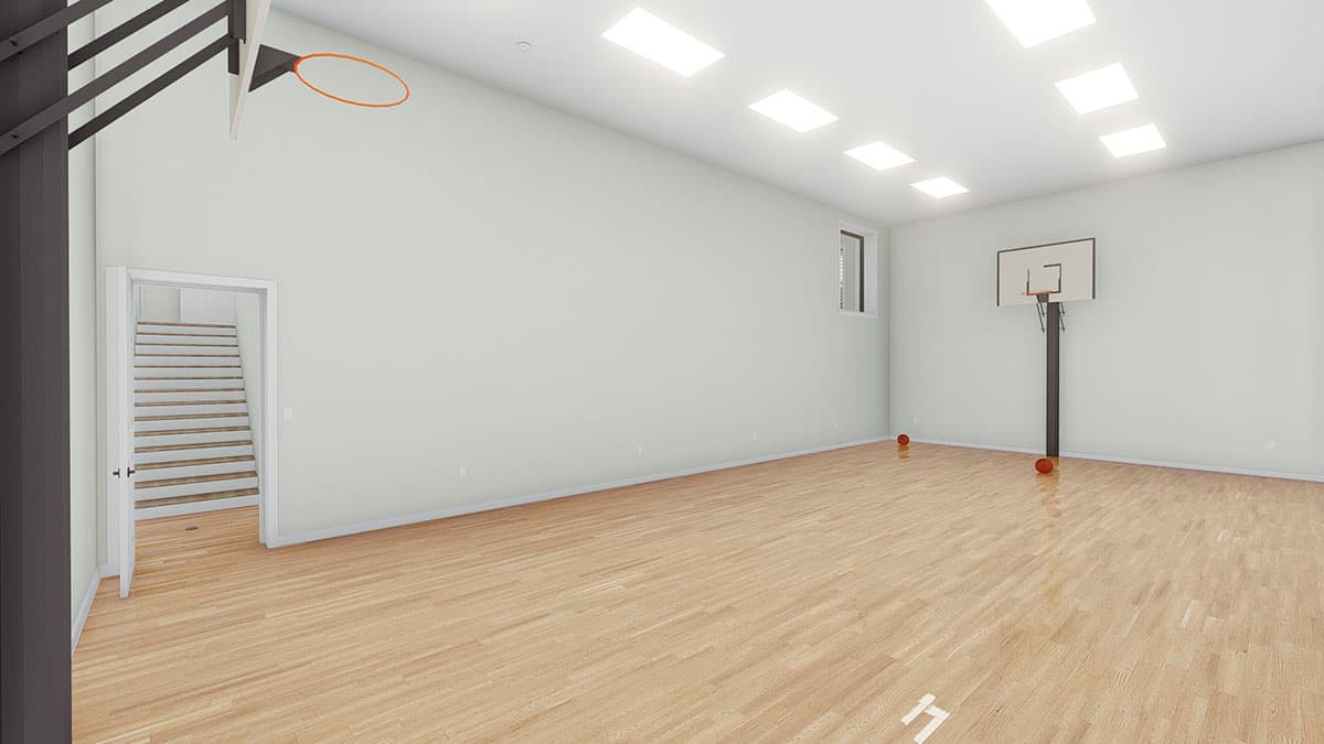 Plan 61360UT: Exclusive Spacious House Plan with Sport Court - 7722 Sq Ft - Image #41 - Craftsman, Mountain, New American, Transitional