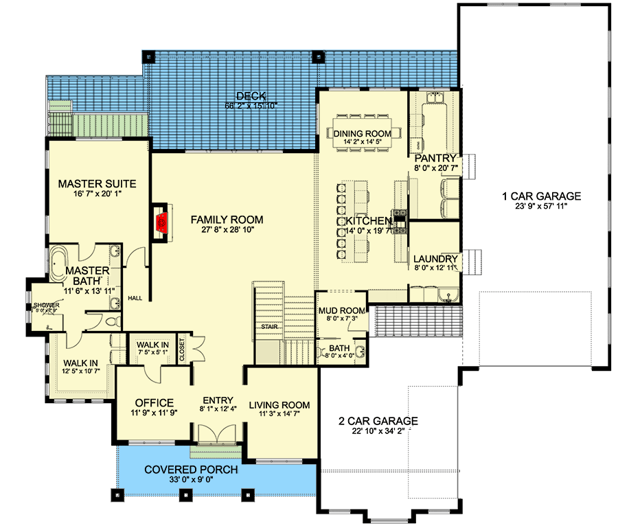 Plan 61360UT: Exclusive Spacious House Plan with Sport Court - 7722 Sq Ft - Floor Plan - Main Level - Craftsman, Mountain, New American, Transitional