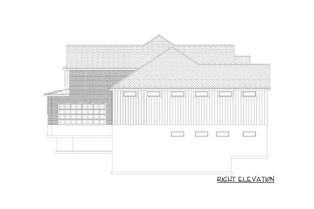 Plan 61360UT: Exclusive Spacious House Plan with Sport Court - 7722 Sq Ft - Image #45 - Craftsman, Mountain, New American, Transitional