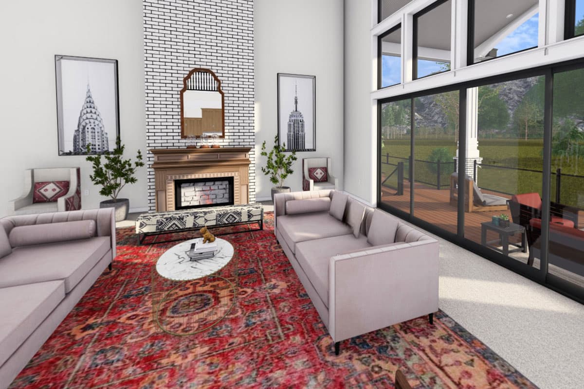 Plan 61360UT: Exclusive Spacious House Plan with Sport Court - 7722 Sq Ft - Virtual Tour Cover Image - Craftsman, Mountain, New American, Transitional