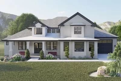 Exclusive Spacious House Plan with Sport Court - 7722 Sq Ft